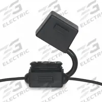 LITTELFUSE In-Line Fuse Holder: Non-Rejection Block Style, 1 Pole, 32 V DC Rating, Wire Leads (MPN FHAC1). Key specifications — Compatible Fuse Series: ATC; Brand: LITTELFUSE.