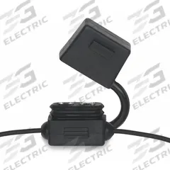 LITTELFUSE In-Line Fuse Holder: Non-Rejection Block Style, 1 Pole, 32 V DC Rating, Wire Leads (MPN FHAC1). Key specifications — Compatible Fuse Series: ATC; Brand: LITTELFUSE.