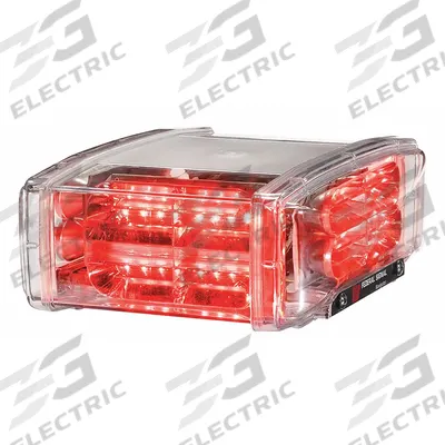 FEDERAL SIGNAL Mini Light Bar: LED, SAE J845 Class 1, Mini Light Bar, Permanent, Aluminum - Mini Light Bars
