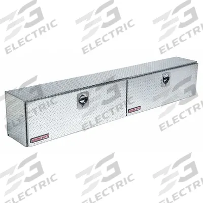 WEATHER GUARD Topside Truck Box: Topside Truck Box, Double Drop-Down Doors Lid, D-Handle - Double Drop-Down Door Topside Boxes
