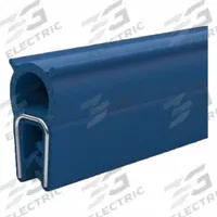 JW WINCO Edge Trim Seal: A, 20 m Overall Lg, Silicone Outer, Silicone Bulb, 12.7 mm Leg Lg, Bottom (MPN 2190-MVQ-20.5-A-20). Key specifications — Standards: DIN ISO 10993; Bulb Material: Silicone; Bulb Location: Bottom; Brand: JW WINCO; Color: Blue; Outer Material: Silicone; Profile Shape: A; _Gripping Style: Four Tongue.