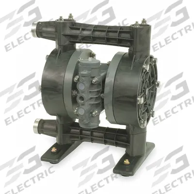 Dayton Double Diaphragm Pump: PVDF Body, 1 in, NPT Connection, 49 gpm, 231 ft Max. Head - PVDF Housing AODD Pumps