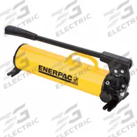ENERPAC Hydraulic Hand Pump: 2 Stages, Single Acting, 500 psi Max. Pressure 1st Stage, Steel (MPN P80). Key specifications — Brand: ENERPAC; Cylinder Compatibility: Single Acting.