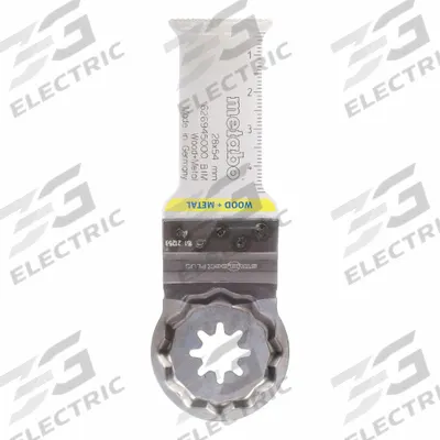 METABO Oscillating Tool Blade: 1 1/4 in Blade Wd, 2 3/8 in Overall Lg, Plunge Cutting - Starlock Plus Mounted Blades