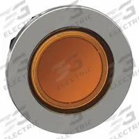 SCHNEIDER ELECTRIC Pilot Light Head: 30 mm Panel Mounting Hole Dia, Orange, Smooth, LED, XB4 Series (MPN ZB4FV053). Key specifications — Brand: SCHNEIDER; Compatible Lamp Module Type: Universal LED Module; Compatible with Series: XB4.