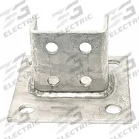 Strut Channel Fitting: 1 5/8 in x 3 1/4 in For Strut Channel Size, 8 Holes, 9/16 in Hole Dia (MPN V70SQSS). Key specifications — For Strut Channel Size: 1-5/8 in x 3-1/4 in; Manufacturer Part Number: V70SQSS; Brand: VAST; Material: 304 Stainless Steel.
