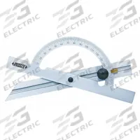 INSIZE Manual-Reading Protractor: 19 45/64 in Blade Lg, 10°to 170°, 1° Graduations, +/-0.3° Accuracy (MPN 4797-250). Key specifications — attr1182193: Steel; attr1182194: +/-0.3°; attr1182195: 19-45/64 in; attr1182198: 1°; attr1182218: INSIZE.
