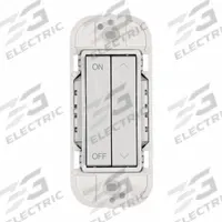 MAXLITE Digital Wall Switch: 2 Buttons, c-Max EasyRF, Wireless, White (MPN WRF2RB-W). Key specifications — Communication Method: Wireless; Compatible with Series: c-Max EasyRF; Neutral Required: No; Brand: MAXLITE.