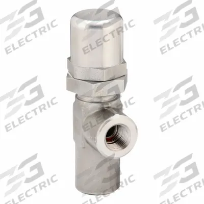 Parker Pressure Control Valve: 10 gpm, 1,000 psi Max Set, Stainless Steel - Hard-Seat Pressure Control Valves