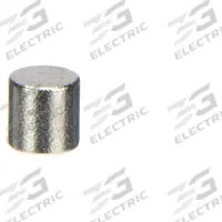 APPROVED VENDOR Rare Earth Magnet: Samarium Cobalt, 1/8 in Outside Dia, 0.125 in Thick, Disc Magnet (MPN 6YA21). Key specifications — Color: Silver; Max Pull Force: 0.3 lbf.