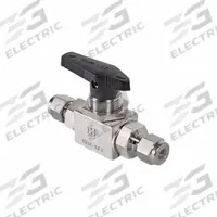 HAM-LET High Performance Ball Valve: 1/4 in, 316 Stainless Steel, Straight, Let-Lok x Let-Lok (MPN H6800SSL1/4PSS). Key specifications — Brand: HAM-LET; Handle: Locking Lever.