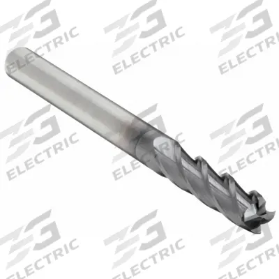 WIDIA HANITA Corner Chamfer End Mill: Carbide, TiAlN Coated, 4 Flute, 5/32" Mill Dia - Fast-Cutting Carbide Corner-Chamfer End Mills