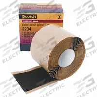 3M Electrical Tape: 2 in Wd, 2 yd Lg, 60 mil Thick, Rubber, Mastic, 400 V/mil Dielectric Strength (MPN 2234-2X6FT). Key specifications — Series: 2234.