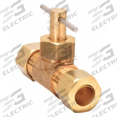 APPROVED VENDOR Needle Valve: Inline Valve Body, Brass, 1/4 in Pipe Size - Brass Straight-Body Needle Valves