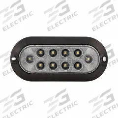MAXXIMA Backup/Reverse Light: LED, Backup/Reverse Light, White, Oval, 3 1/2 in Overall Ht, 2 Wires (MPN M63320-A). Key specifications — Standards: DOT/SAE J593; Electrical Connection: 2 Wires; Brand: MAXXIMA; Installation Type: Permanent; Lens Color: White; Mount Type: Screw; Lighting Technology: LED; Light Type: Backup/Reverse Light.