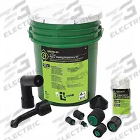 GREENLEE Power Fishing Accessory Kit: For 1/2 in_3/4 in_1 in_1 1/4 in_1 1/2 in_2 in Conduit, 390 (MPN 392). Key specifications — attr531723: EMT; attr531728: Foam; attr531727: 595 Fish Line; attr531718: GREENLEE.