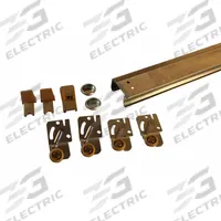 APPROVED VENDOR Track and Hanger Kit: 71 in Lg, 2 in Wd, 1 in Ht, 100 lb Max Wt, Top (MPN 7072U). Key specifications — Product Type: Track and Hanger Kit; Brand: APPROVED VENDOR; Track Type: Top.