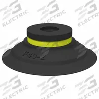 PIAB Vacuum Pad: Flat, w/o Adapter, 8.89 mm Pad Dia, Food Grade Silicone Rubber, Clear, 50A, F25 (MPN F25.21). Key specifications — attr1019136: F25.21; attr1019138: PIAB; attr1019139: 50A.