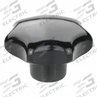 JW WINCO Hand Knobs; Star Knobs: 7 Point, Plastic w/ Brass Thread, M8 Thread, 14 mm Thread Lg (MPN 8NC85/KMS). Key specifications — Brand: JW WINCO.