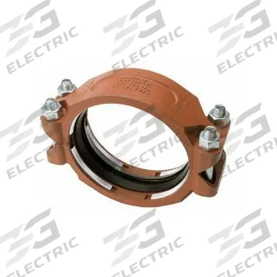 GRUVLOK Clamp Coupling: Bolted, 4 in x 4 in, Ductile Iron, NBR Seal, 450 psi - Grooved Pipe Couplings