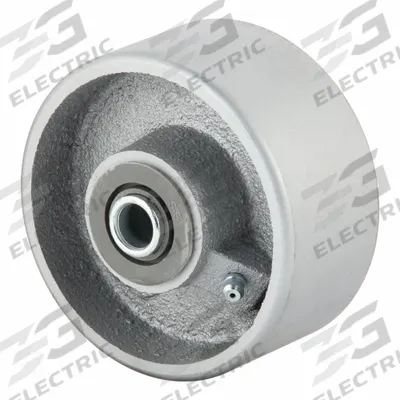 ALBION Caster Wheel: 4 in Wheel Dia., 2 in Wheel Wd, Iron, 1,000 lb Load Rating - Heat-Resistant Iron Tread Wheels