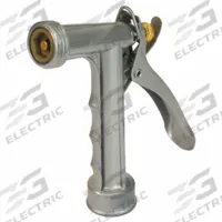 APPROVED VENDOR Pistol Grip Hose Nozzle: Adj Stream, Rear Trigger, 100°F Max Temp, Pistol Grip, GHT (MPN 4633). Key specifications — Construction: Die Cast.