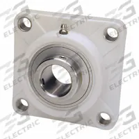 IPTCI BEARINGS 4 Bolt Flange Bearing: Radial Ball, 20 mm Bore, PBT Plastic, Set Screws, 86 mm Lg (MPN SUCTF204-20MM). Key specifications — Bore Type: Cylindrical; Brand: IPTCI BEARINGS; Housing Material: PBT Plastic; Lubricant Material: H-1 Grease; Mounting Bolt Size: 3/8 in; Split Housing: Not Split; System of Measurement: Metric.