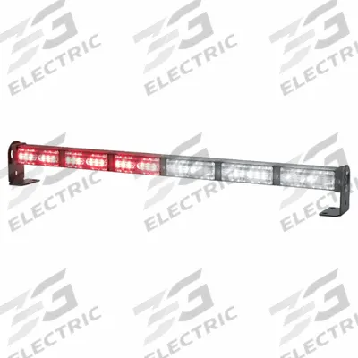 CODE 3 Warning and Directional Light Stick: Combo Warning and Directional Light, Red/White - Combination Warning and Directional Lighting