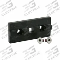 T-Slot Framing System Rollers: 15 Series, 2 25/32 in L x 1 1/4 in W x 3/8 in H, Black, Single Mount (MPN 6817-1). Key specifications — Brand: 80/20; Housing Material: UHMW PE; Includes: (2) 3650 #10-24 x 0.375 in Flat Head Socket Cap Screw (FHSCS); Finish: Smooth.