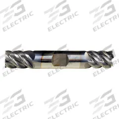 CLEVELAND Square End Mill: Carbide, TiAlN Coated, Double End, 5 Flute, 3/16" Mill Dia, 5/16" LOC (MPN C80101)