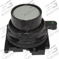 EATON Flush Push Button: 30 mm, Non-Metallic, Momentary (MPN E34PB7). Key specifications