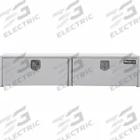 BUYERS PRODUCTS Topside Truck Box: Topside Truck Box, Double Drop-Down Doors Lid, T-Handle, Steel (MPN 1702840). Key specifications — Brand: BUYERS PRODUCTS; Color: White; Lock Type: Keyed.