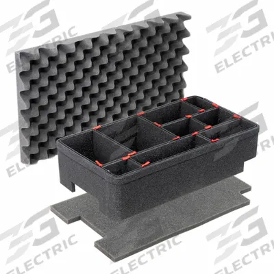PELICAN Protective Equipment: 33 in x 12 1/4 in, 1/2 in Foam Thick, Steel (U-Pin) - Divider Foam Inserts