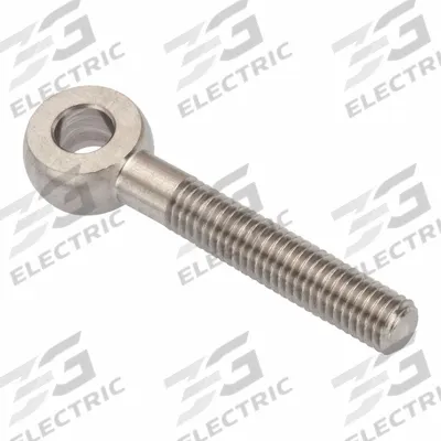 AMPG Fixed Rod End: Stainless Steel, Plain, 3 in Hole Center-to-End Lg, Left Hand - Stainless Steel Male Threaded Fixed Rod Ends