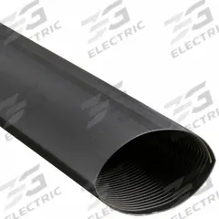 3M Heat Shrink Tubing: 6 in I.D. Before Shrinking, 1.8 in I.D. After Shrinking, 4 ft Lg, Black, 5 PK (MPN ITCSN-6000-48-Box). Key specifications — Color: Black; Brand: 3M.