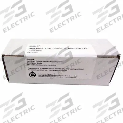 ENVIRONMENTAL EXPRESS Chlorine Standard Kit: Total Chlorine, mg/l ± 0.0, mg/l ± 0.0 - Water Quality Test Kits