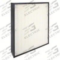GRAINGER Minipleat Air Filter: 24 in x 24 in x 4 in, Synthetic, Plastic, No Header, Downstream Face (MPN 911TH5). Key specifications — Brand: GRAINGER; Frame or Header Material: Plastic; Media Material: Synthetic.