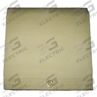 MAURITZON Tarp: 7.75 ft Lg, 4 ft Wd, Heavy Duty, 20 mil, Vinyl, Tan, 14.5 oz/sq yd, Waterproof (MPN IHT-10-0408). Key specifications — Color: Tan; Brand: MAURITZON; Resistance Properties: Flame Retardant.