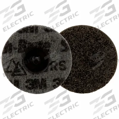 SCOTCH-BRITE Surface-Conditioning Disc: TR, 3 in Dia, Ceramic, Extra Coarse, PN-DR - Cool-Cutting Coating-Removal Discs for All Materials