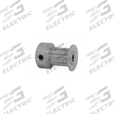 Dayton Timing Pulley: Curvilinear, Fixed, For 9 mm Belt Wd, 10 Teeth, 3 mm Pitch - HTD Section Fixed-Bore Timing Pulleys with Hub