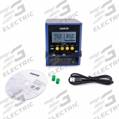 HAKKO Dual Port Soldering Station: 2 Channel, 200 W - Combination Soldering & Desoldering Stations