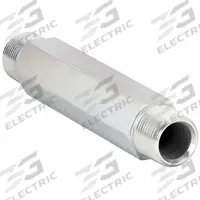 PARKER Metal Pipe Straight: Straight, Steel, 1/2 in x 1/2 in, Male NPT Threaded x Male NPT Threaded (MPN 1/2 X 5.0 FFF-S). Key specifications — Brand: PARKER; Maximum Operating Pressure: 6,000 psi; (DO NOT SEND) Manufacturer Location: Made in USA; Fitting Pipe Size: 1/2 in x 1/2 in.