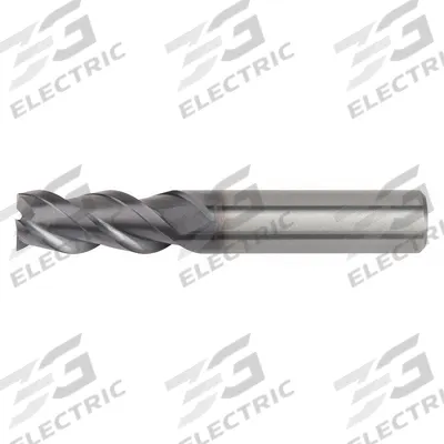WIDIA HANITA Square End Mill: Carbide, AlTiN Coated, 3 Flute, 3.5 mm Mill Dia, 12 mm LOC - Carbide Square End Mills for Steel & Cast Iron