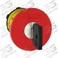 SCHNEIDER Multihead Operator: Red, 22 mm Mounting Size, Non-Metallic, Maintained (MPN ZB5AS94412). Key specifications — Brand: SCHNEIDER; Action: Maintained; Series: XB5; Push Button Material Type: Non-Metallic.