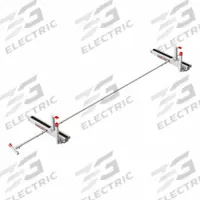 WEATHER GUARD Van Roof Rack: Aluminum, 12 9/10 in Overall Ht, 130 3/4 in Overall Lg, White (MPN 2275-3-01). Key specifications — Material: Aluminum; Finish: Powder-Coated; Brand: WEATHER GUARD; Color: White.