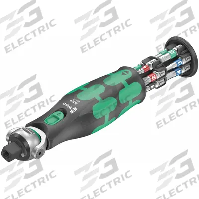 WERA Compact Ratchet: Hex/Phillips/Pozidriv/Torx Tip, #1/#2/3/4/5/6/T10/T15/T20/T25 Tip Size - General Purpose Multi-Bit Screwdrivers