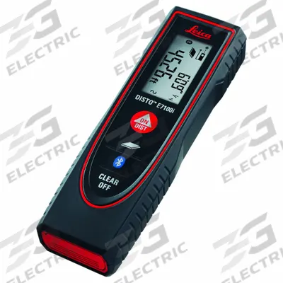 LEICA DISTO Laser Distance Meter: Area Measurement, Inch/Metric, 1/4 m – 200 ft, ± 1.5 mm - Indoor-Outdoor Laser Distance Meters
