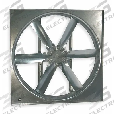 Dayton Supply Fan: 48 in Blade, Stamped - Belt-Drive Panel Supply Fans without Drive Package