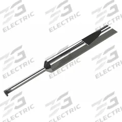 MICRO 100 Grooving Tool: 0.1875 in Shank Dia., Right Hand, 1.500 in Overall Lg (MPN QMFR-015-250-100X)