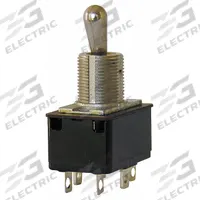 EATON Toggle Switch: 2 Position, 4 Connections, DPST, Spade Terminals Connection, 7500 Series (MPN 7561K6). Key specifications — AC Contact Rating: 10 A @ 250 V; Switch Function Configuration: On/None/Off; Brand: EATON; Series: 7500; Horsepower: 1/2 hp @ 125V AC.